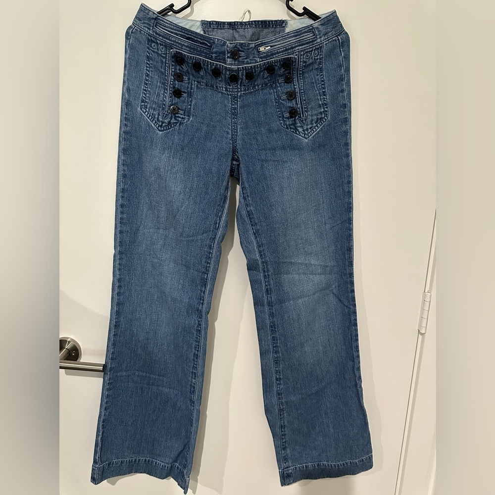 Polo Ralph Lauren wide leg low rise 90’s jeans